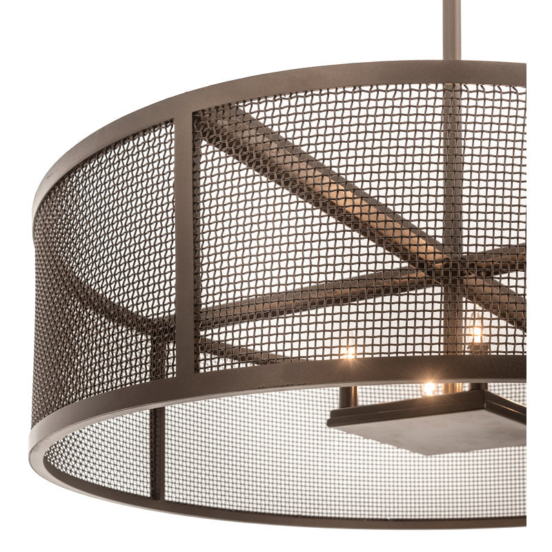 Cilindro Rame 4 - Light Pendant