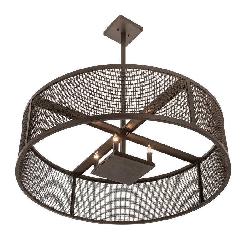 Cilindro Rame 4 - Light Pendant