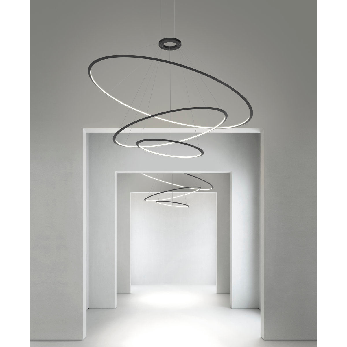 Circular 3 - Light LED Chandelier