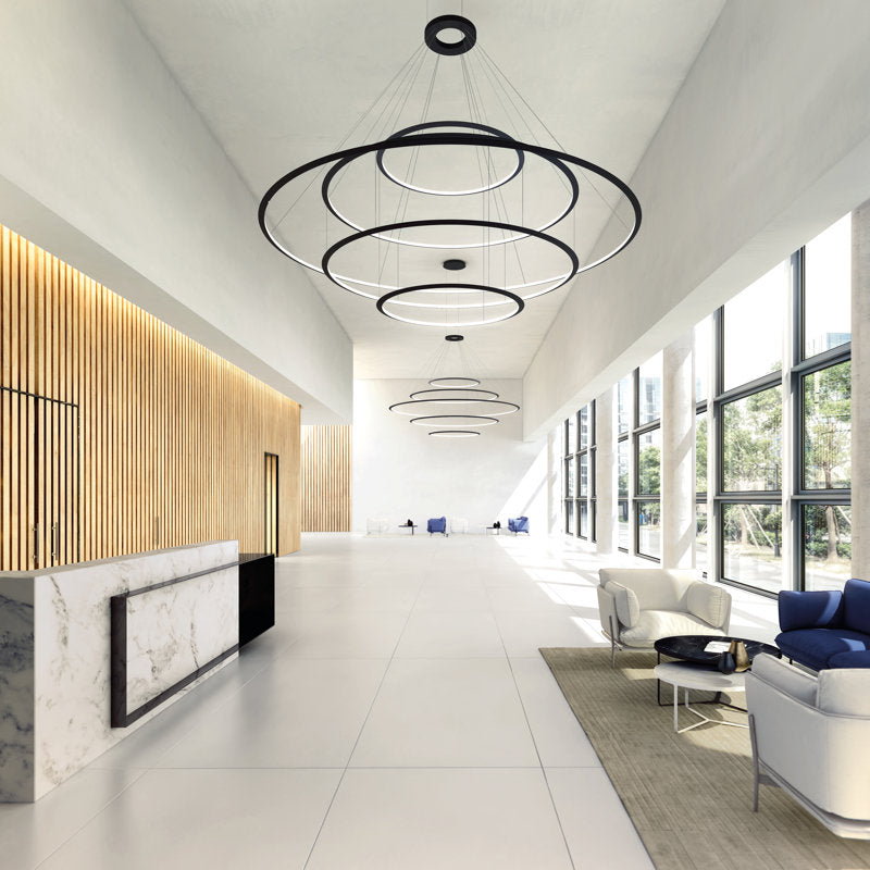 Circular 5 - Light LED Chandelier