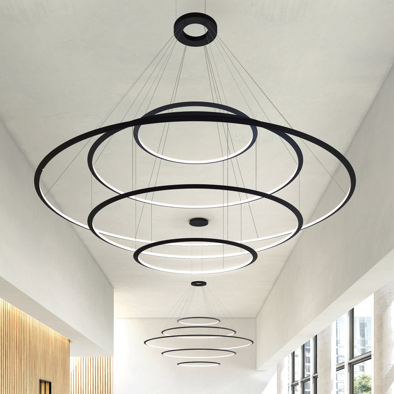 Circular 5 - Light LED Chandelier