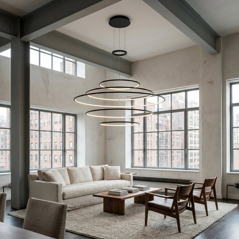 Circular 5 - Light LED Chandelier