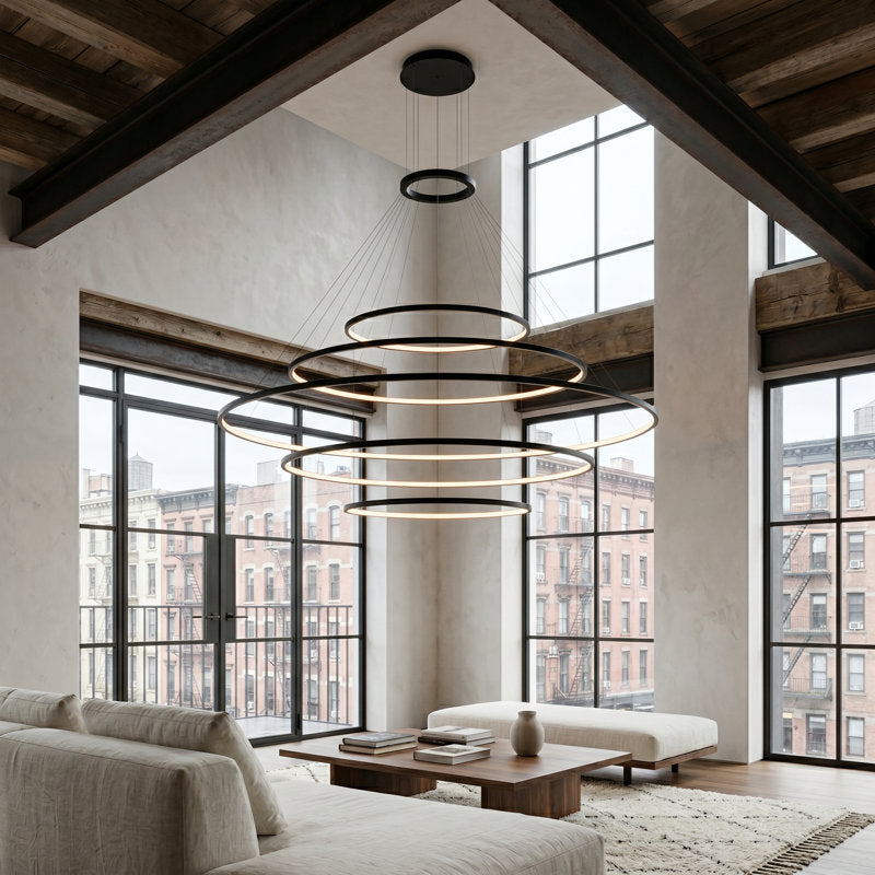 Circular 5 - Light LED Chandelier