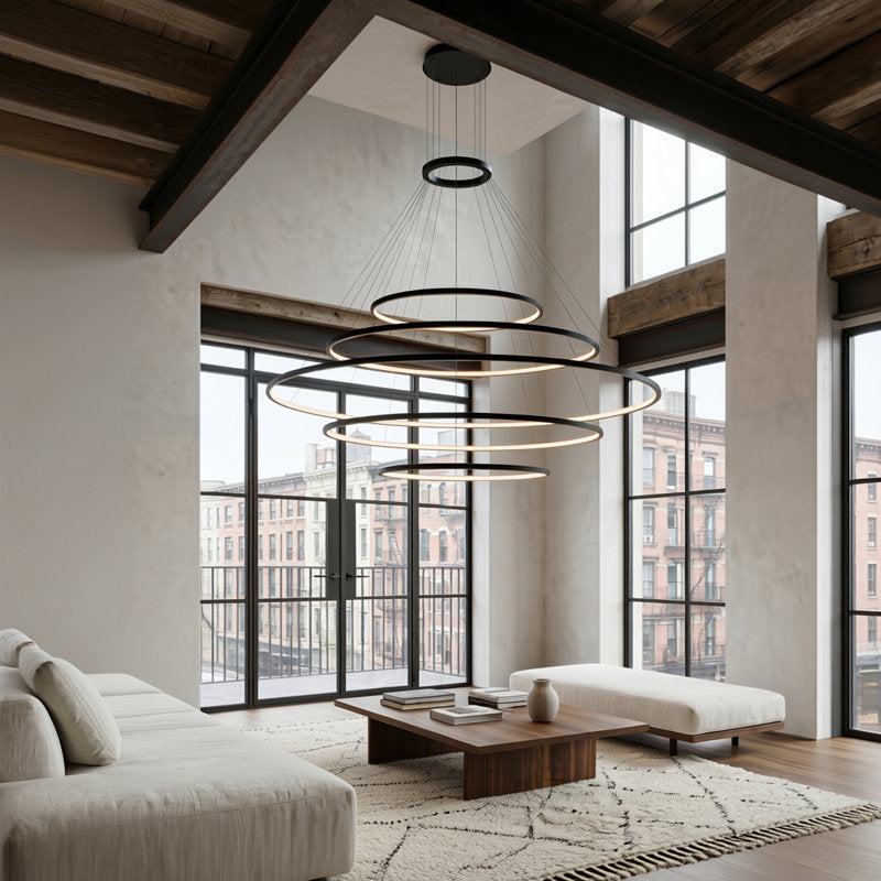 Circular 5 - Light LED Chandelier
