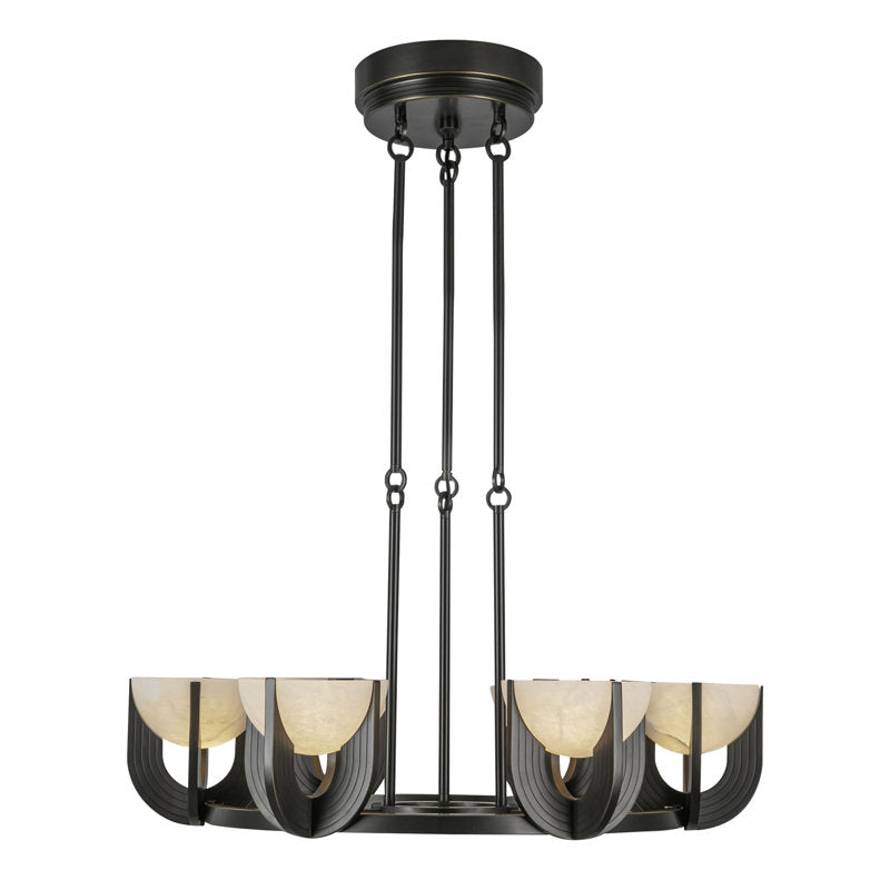 Colette Steel LED Chandelier by Elisa Carlucci