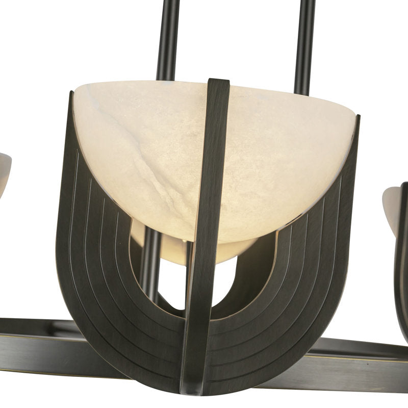 Colette Steel LED Chandelier by Elisa Carlucci