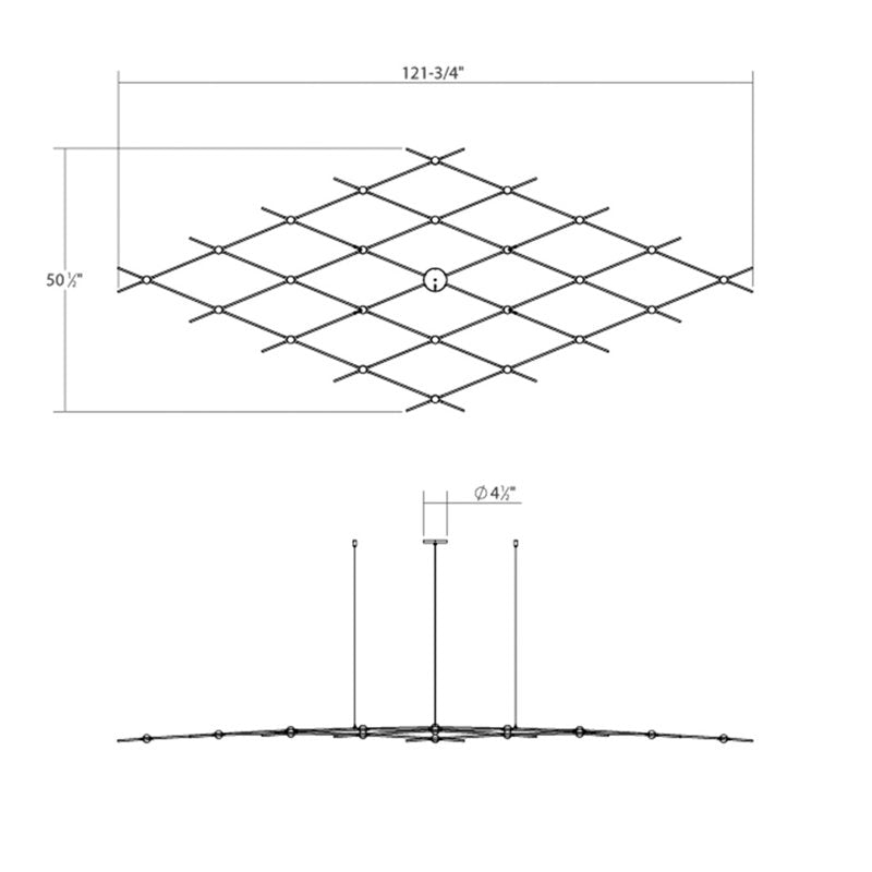 Constellation 25 - Light LED Chandelier
