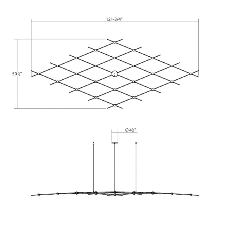 Constellation 25 - Light LED Chandelier