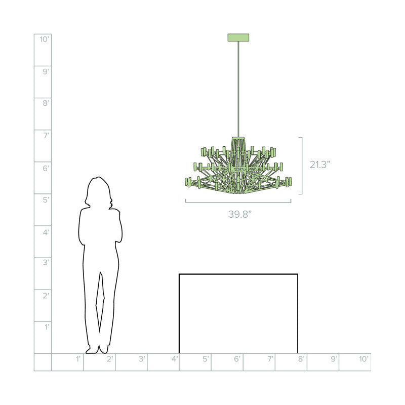 Copp茅lia LED Chandelier
