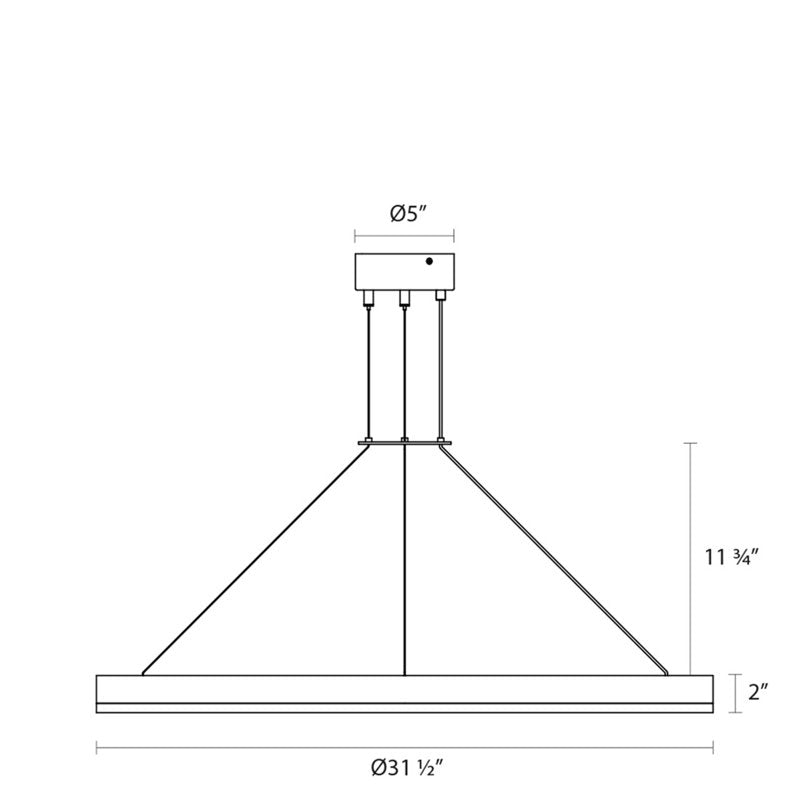 Corona 1-Light LED Unique / Statement Chandelier