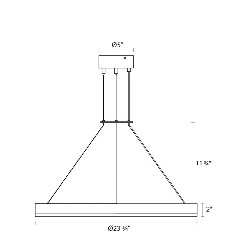 Corona 1-Light LED Unique / Statement Chandelier