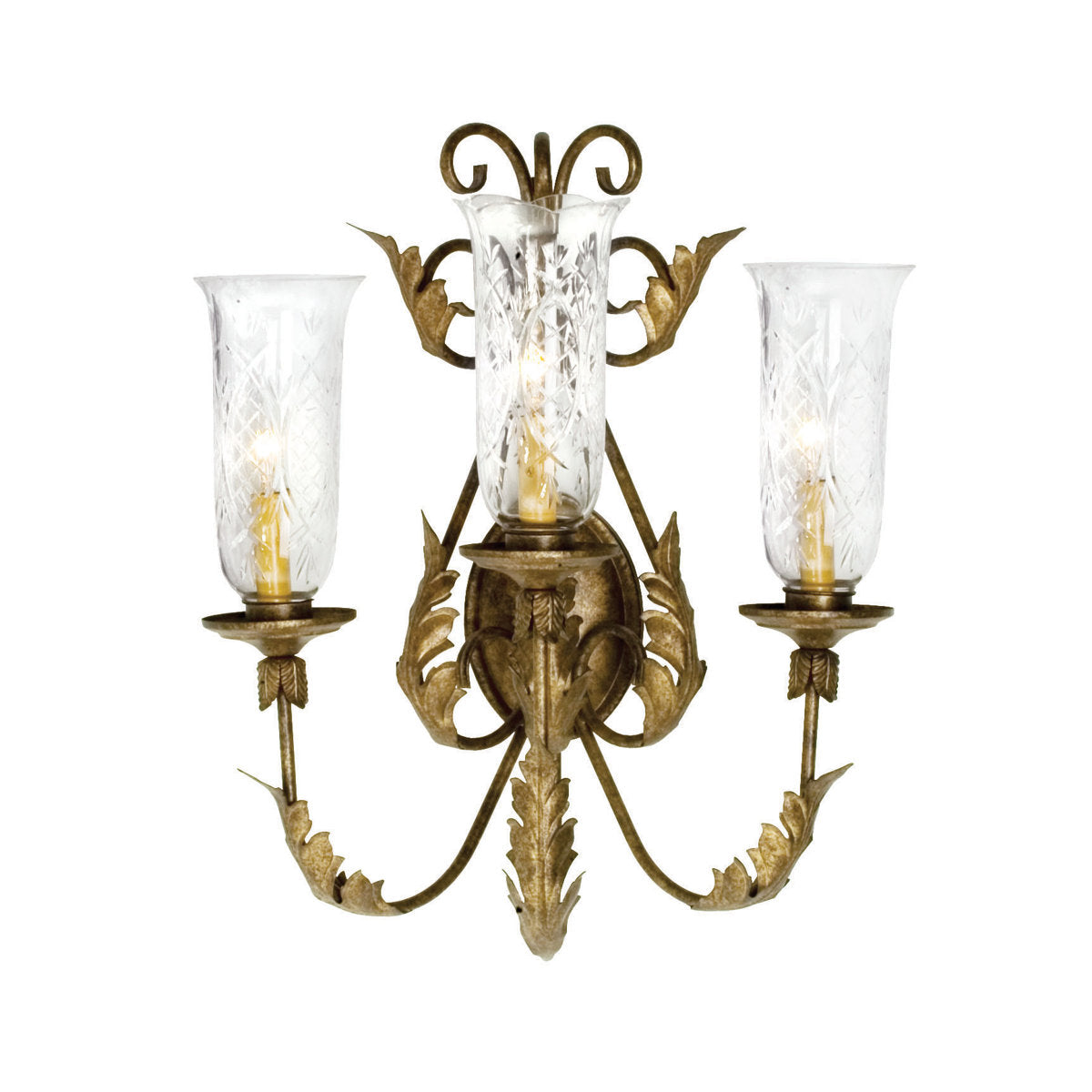 Cortez 3 - Light Candle Wall Light