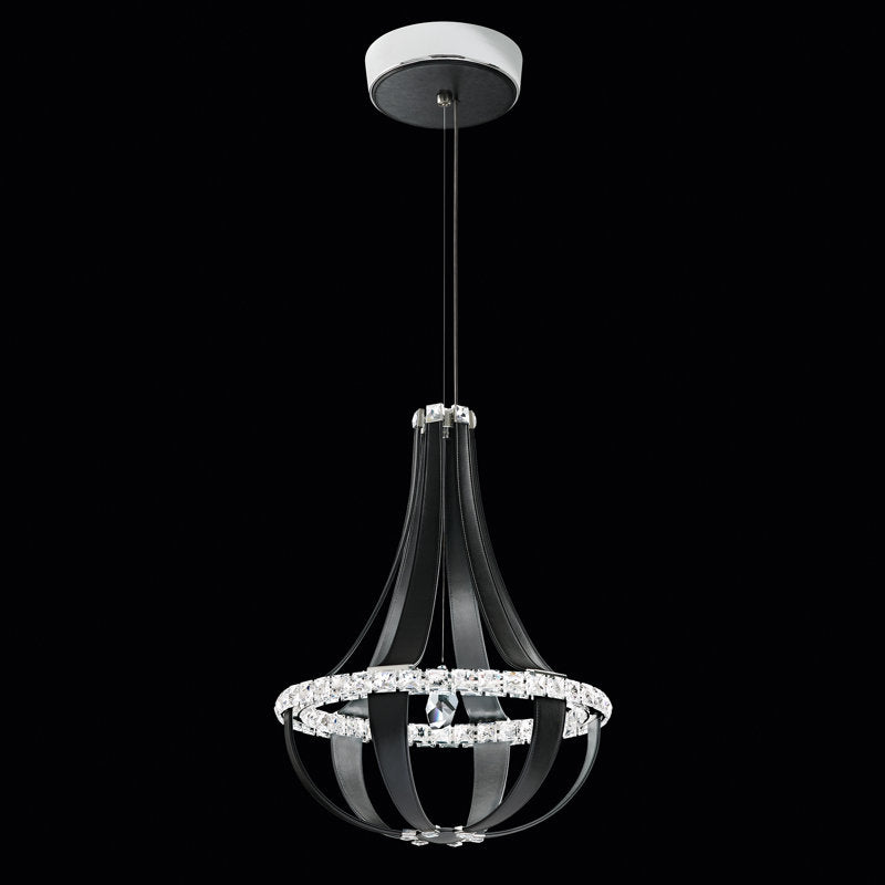 Crystal Empire LED 12 Light 20.5in x 27in Chandelier in White Pass with Clear Radiance Crystals