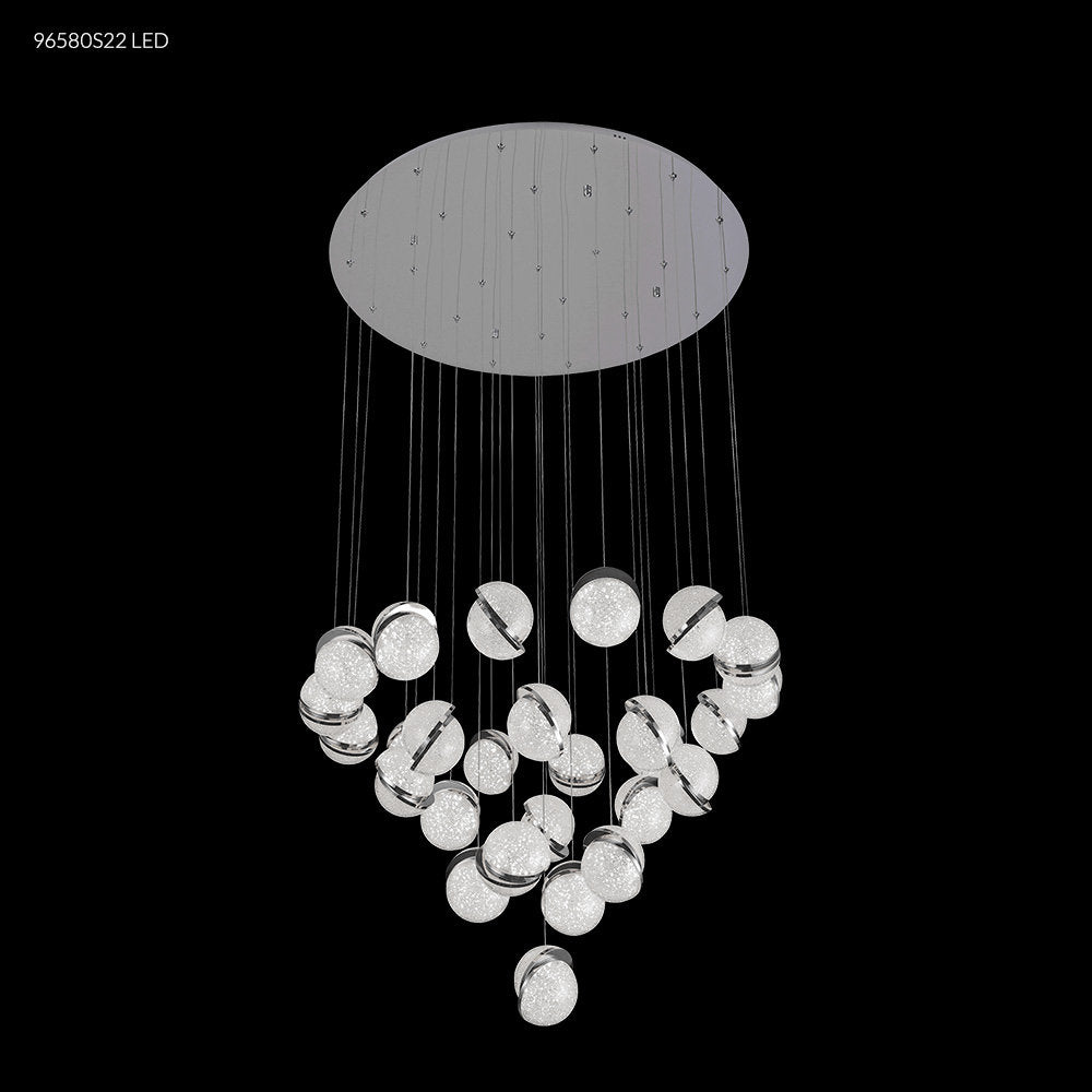 Crystal Ice 27 - Light LED Pendant