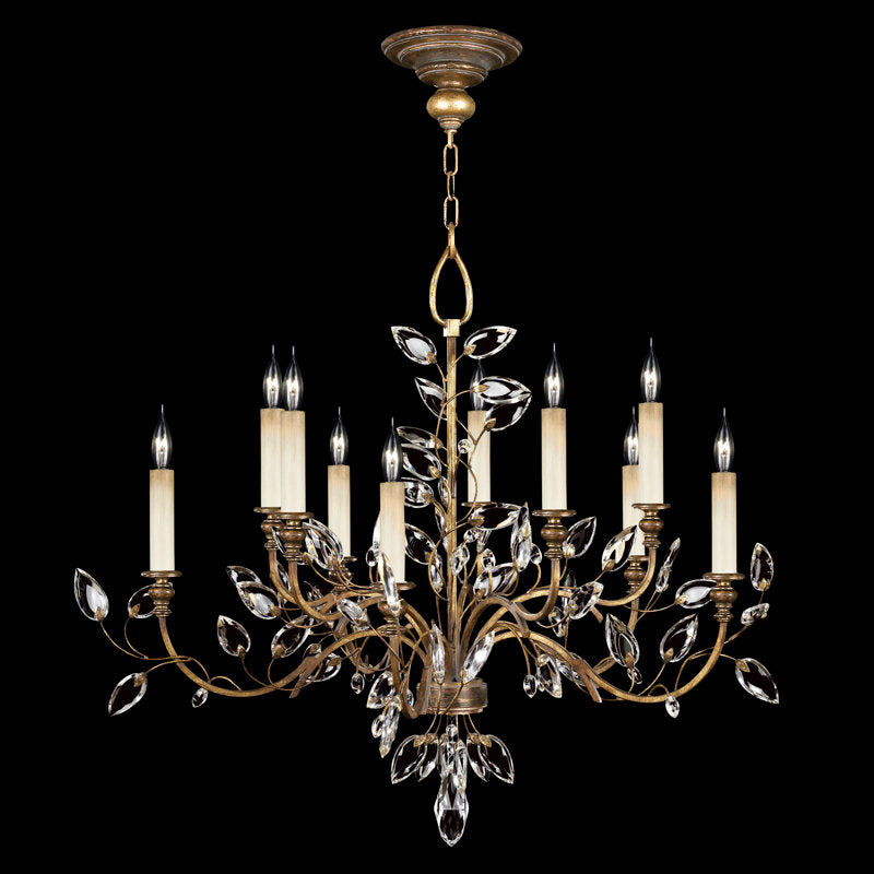 Crystal Laurel 10 - Light Chandelier