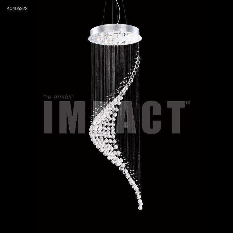 Crystal Rain 8 - Light Chandelier