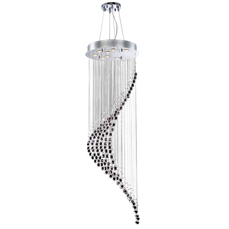 Crystal Rain 8 - Light Chandelier