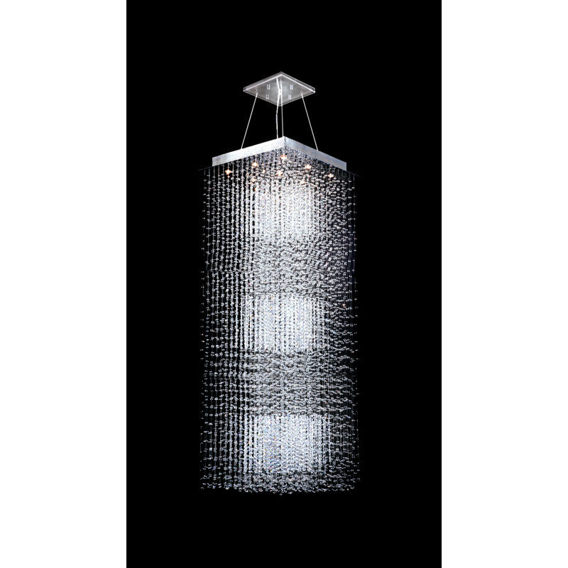 Crystal Rain 9 - Light Pendant