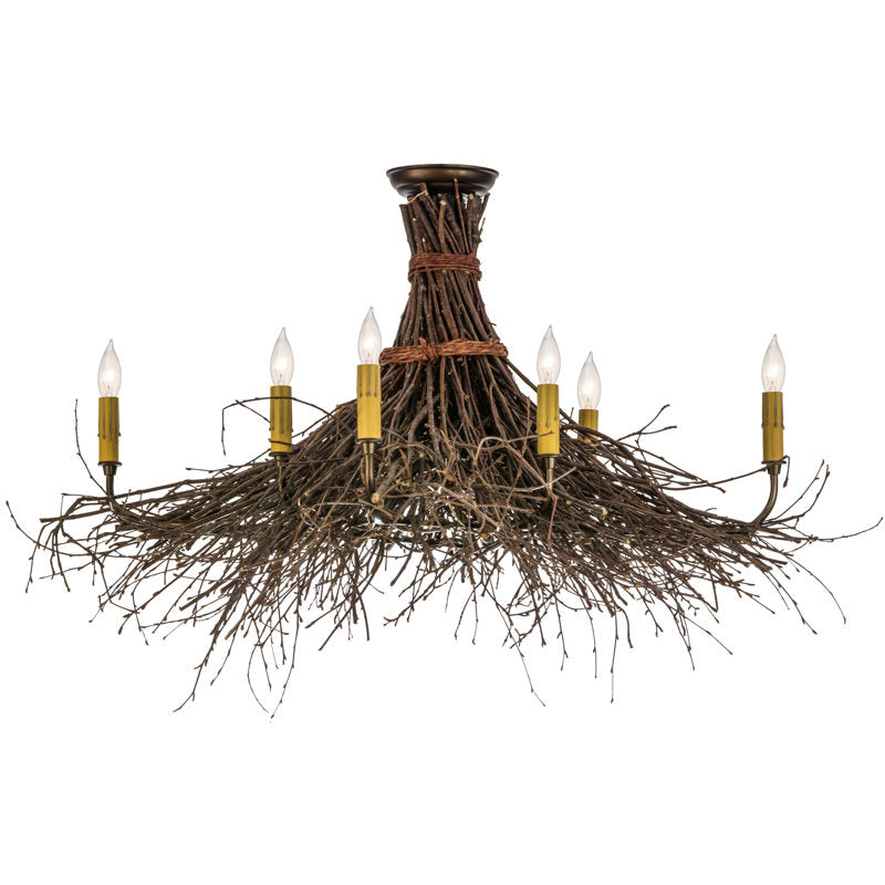 Dedrah 8 - Light Semi Flush Mount
