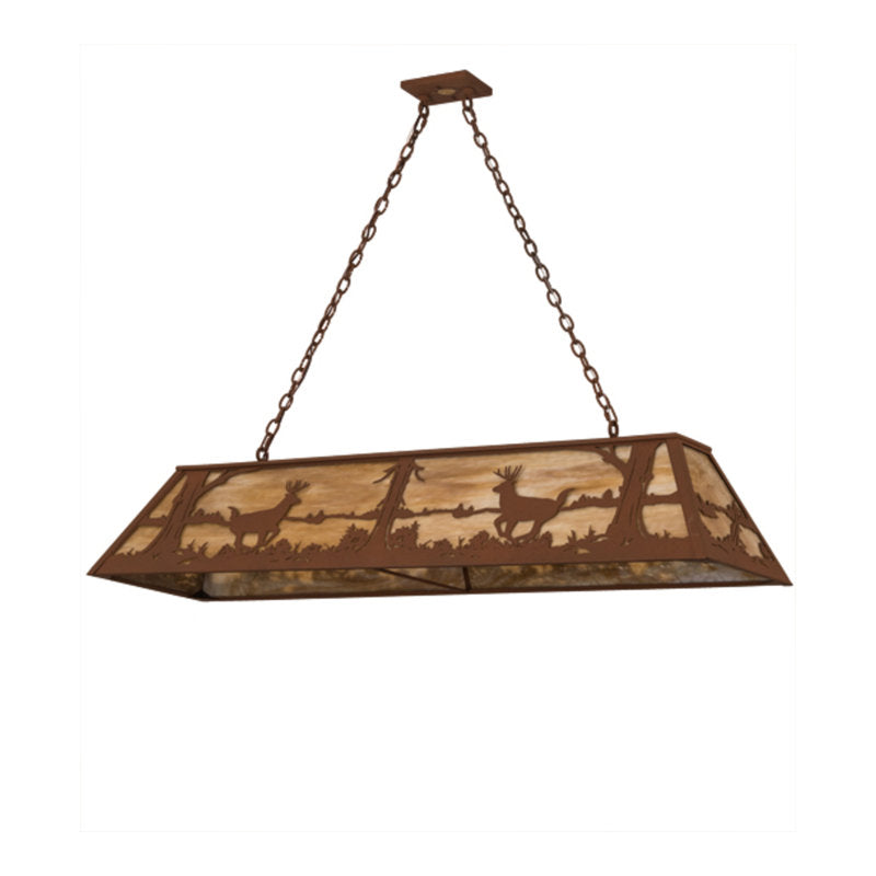 Deer At Lake 9 - Light Pendant