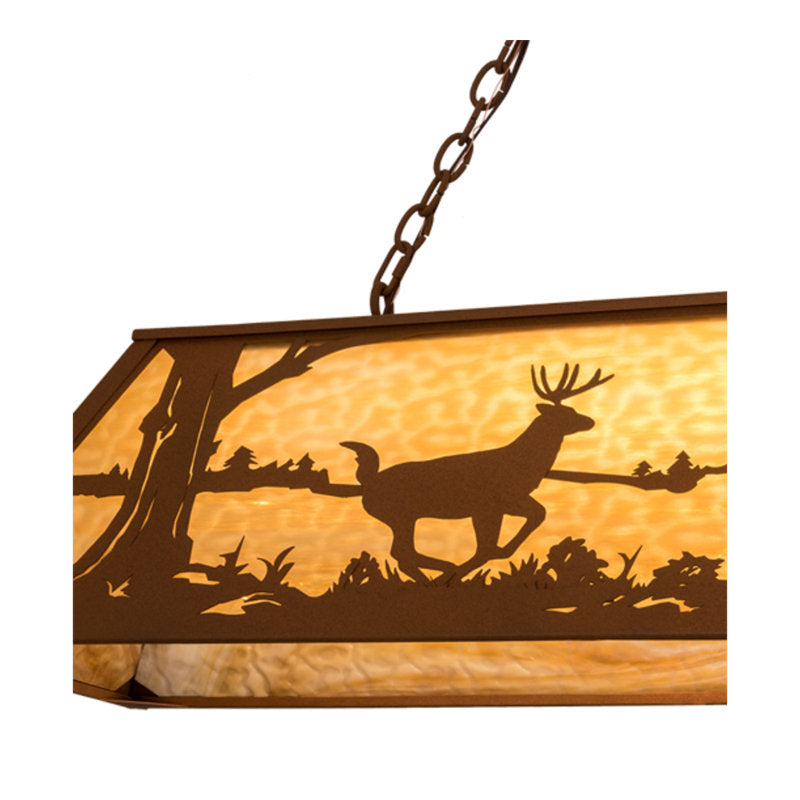 Deer At Lake 9 - Light Pendant