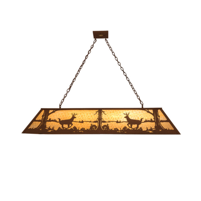 Deer At Lake 9 - Light Pendant