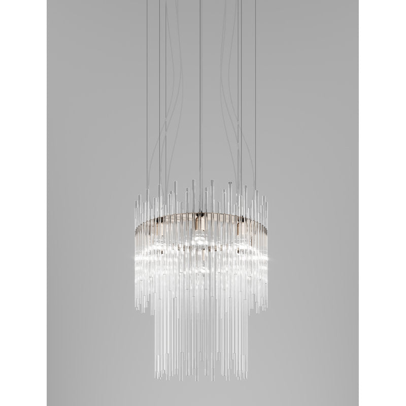 Diadema Suspension C_2 Crystal Matt Bronze 2 E26 Ul