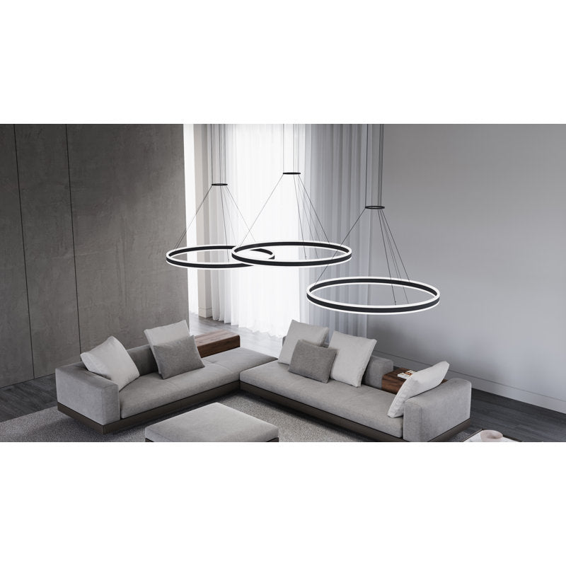 Double Corona 2 - Light LED Chandelier