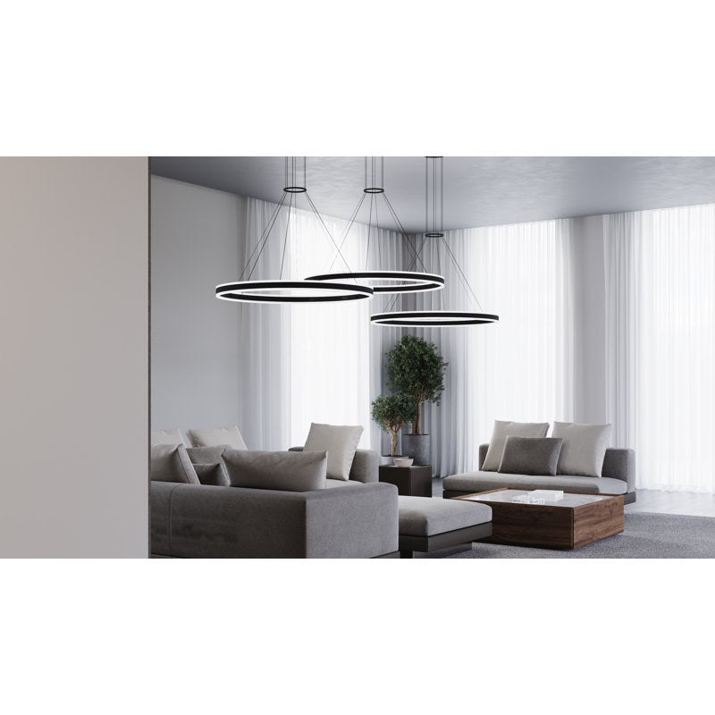 Double Corona 2 - Light LED Chandelier