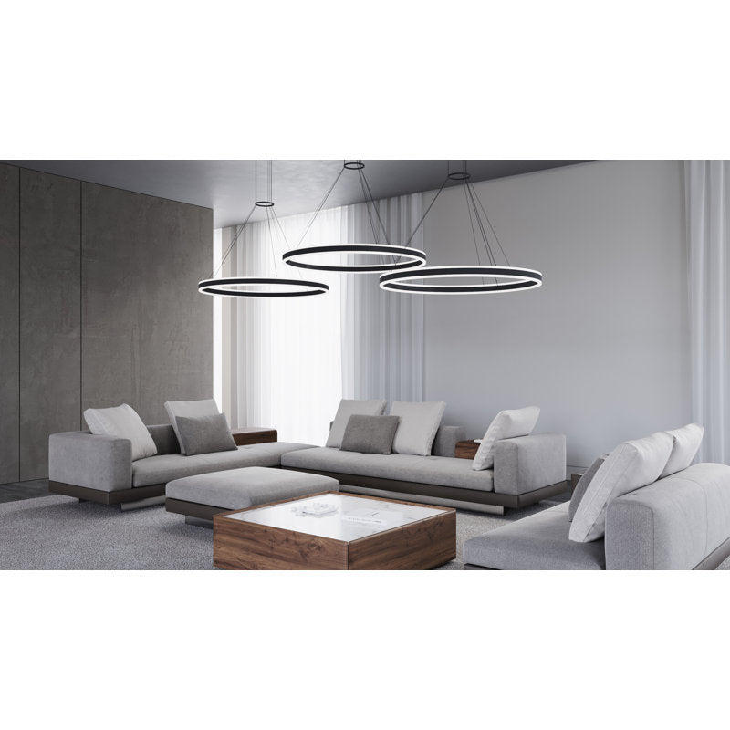 Double Corona 2 - Light LED Chandelier