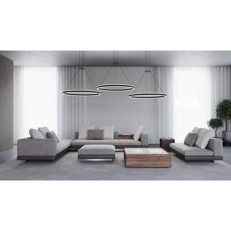Double Corona 2 - Light LED Chandelier