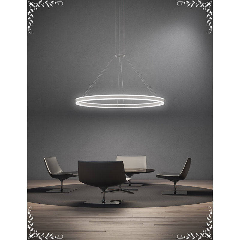 Double Corona 2 - Light LED Chandelier