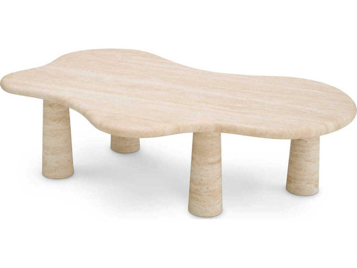 Isernia Travertine Coffee Table