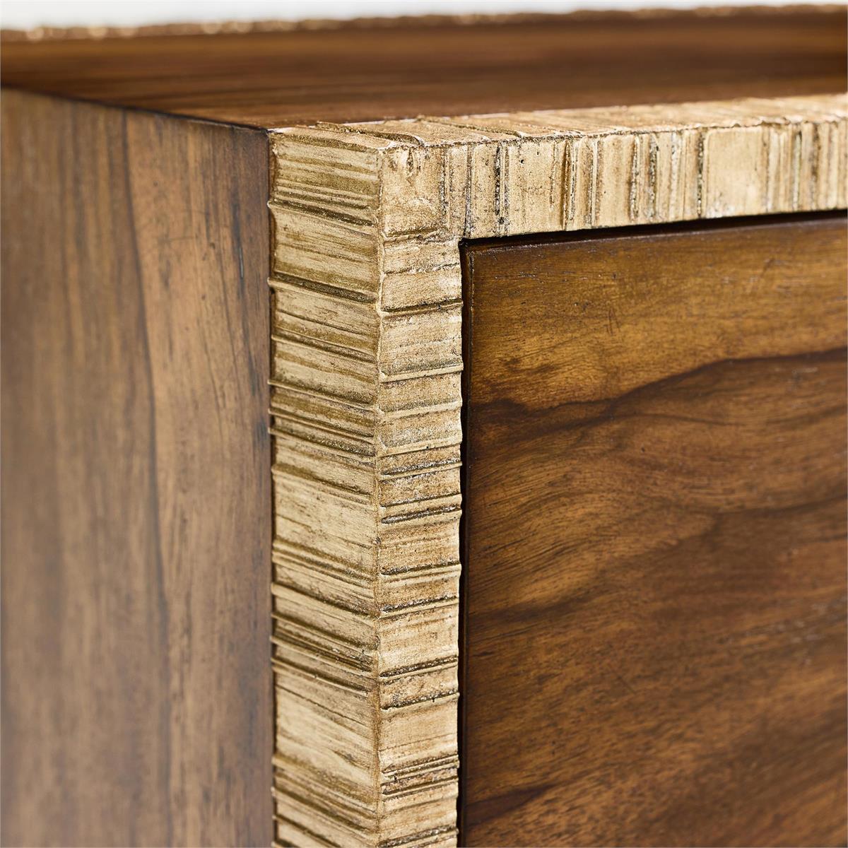 John Richard Korina Four-Door Credenza