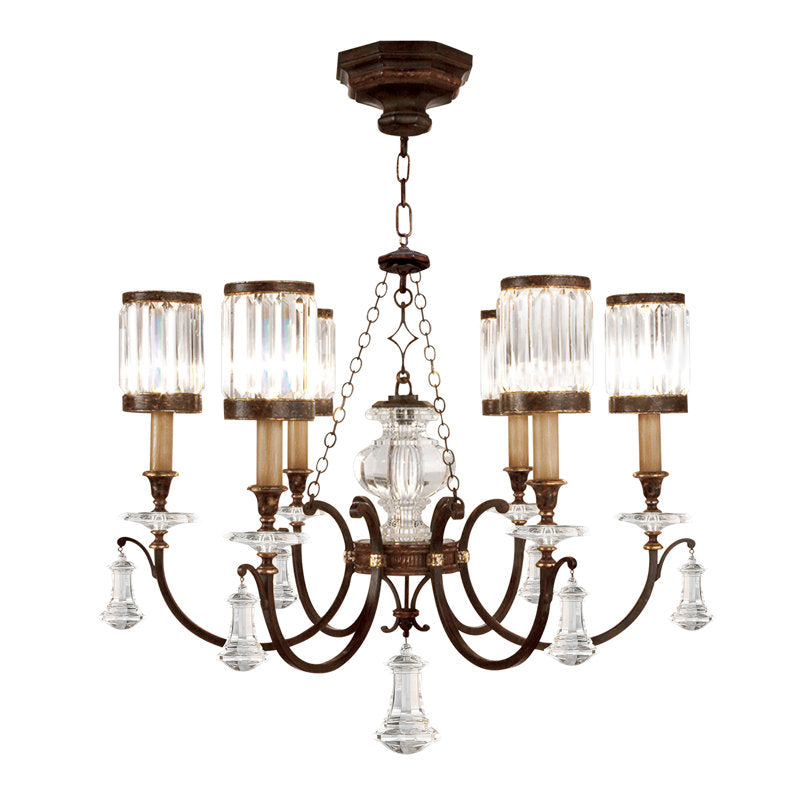 Eaton Place 6 - Light Glass Chandelier