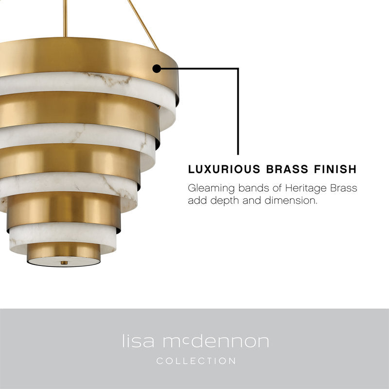 Echelon 4 - Light Unique / Statement Tiered Chandelier