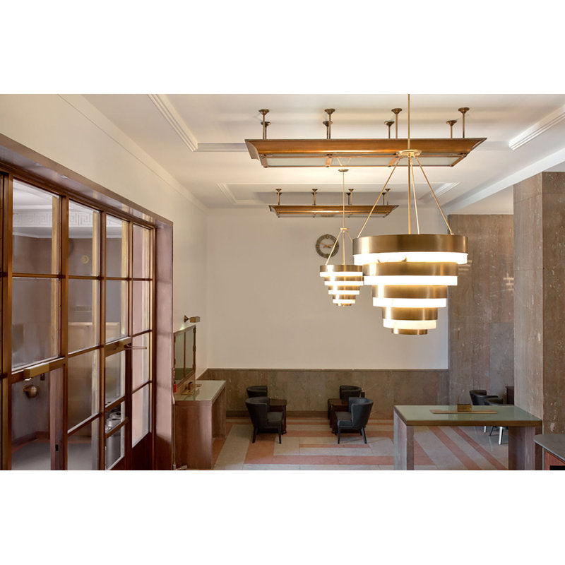 Echelon 4 - Light Unique / Statement Tiered Chandelier