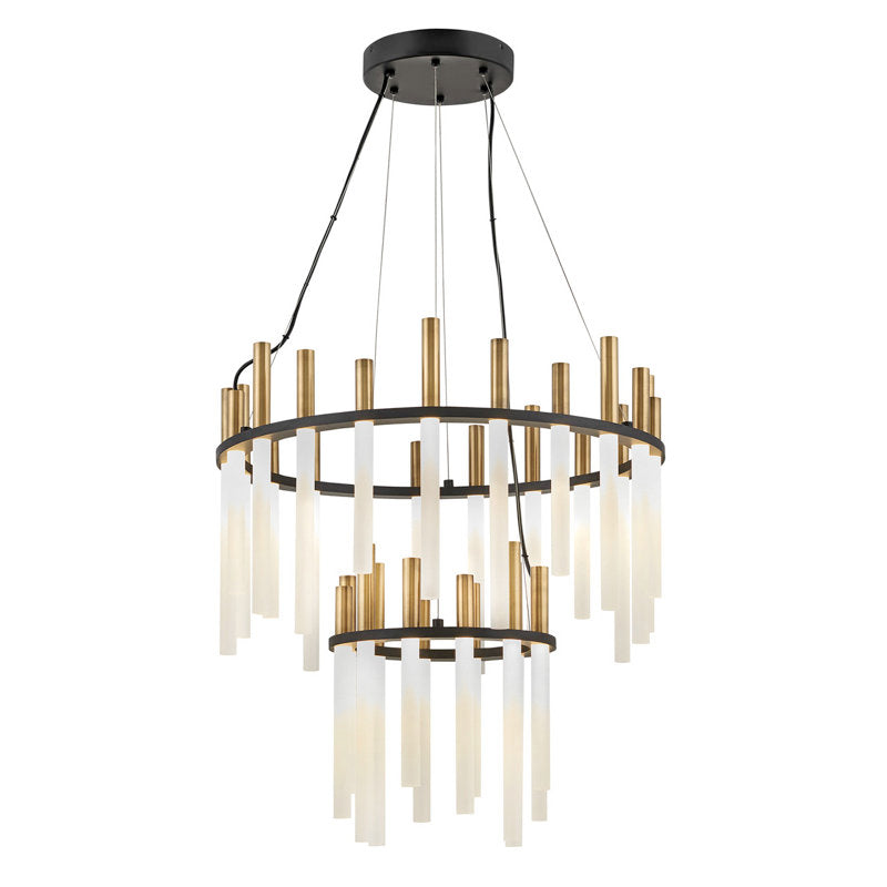 Echo 1 - Light Unique / Statement Tier LED Chandelier