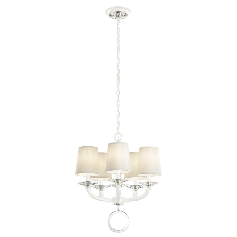 Emilea 5 - Light Glass Chandelier