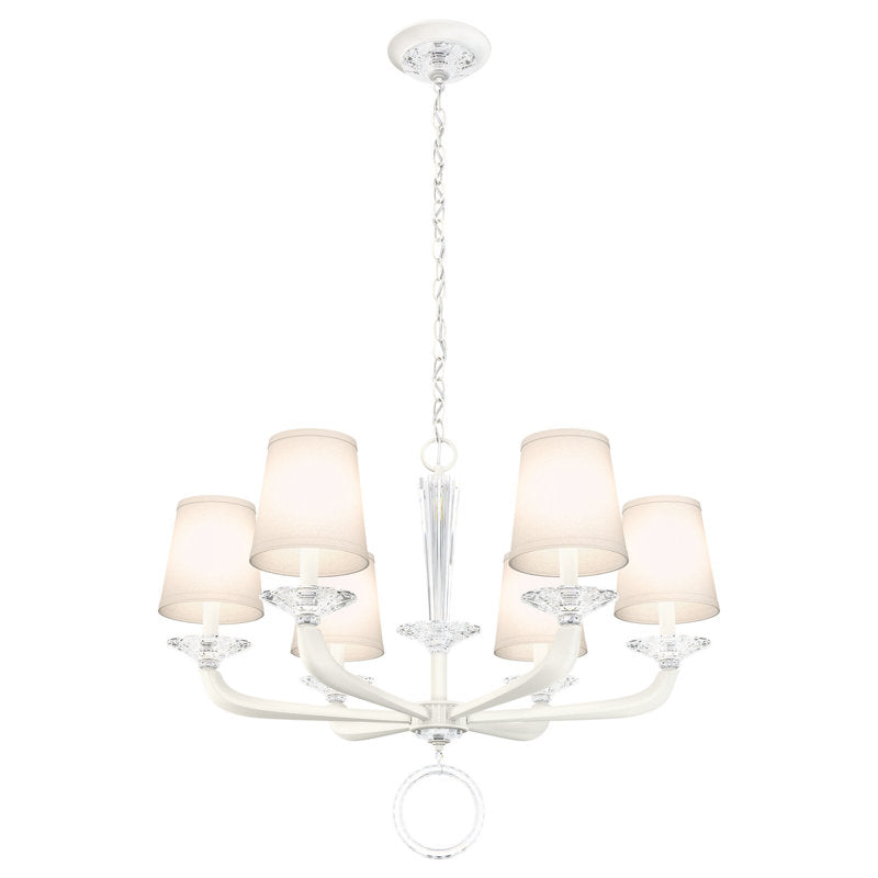 Emilea 6 - Light Glass Chandelier