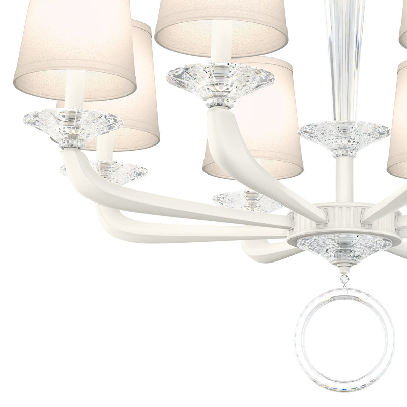 Emilea 8 - Light Glass Chandelier