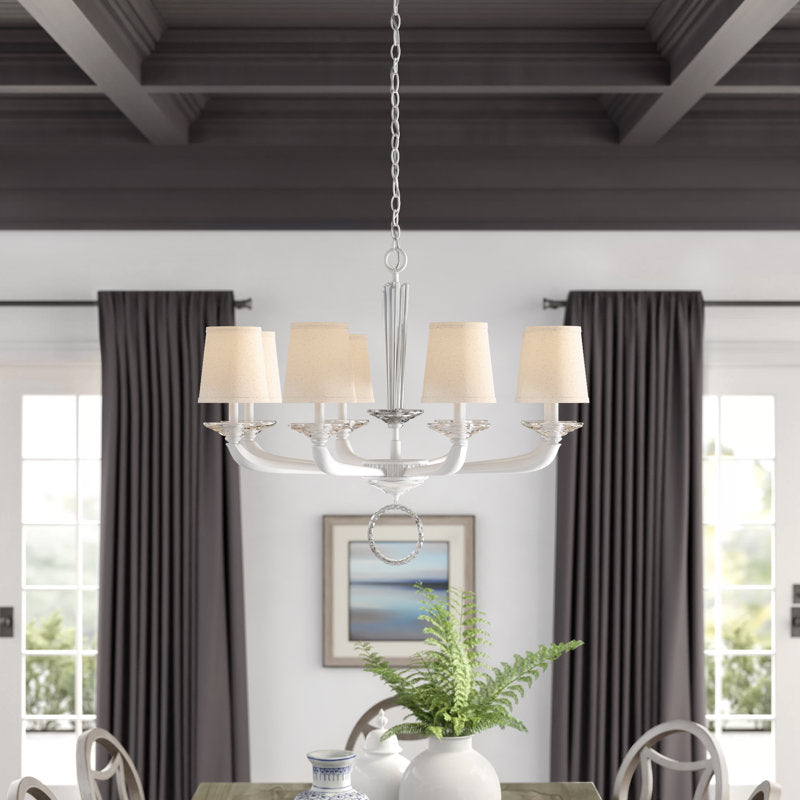 Emilea 8 - Light Glass Chandelier