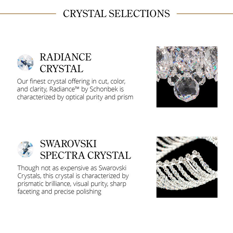 Esteracae 6 Light 18in x 18in Pendant in Antique Silver with Clear Radiance Crystals