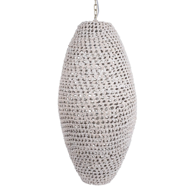 Extra Large Leather Pod Pendant Light