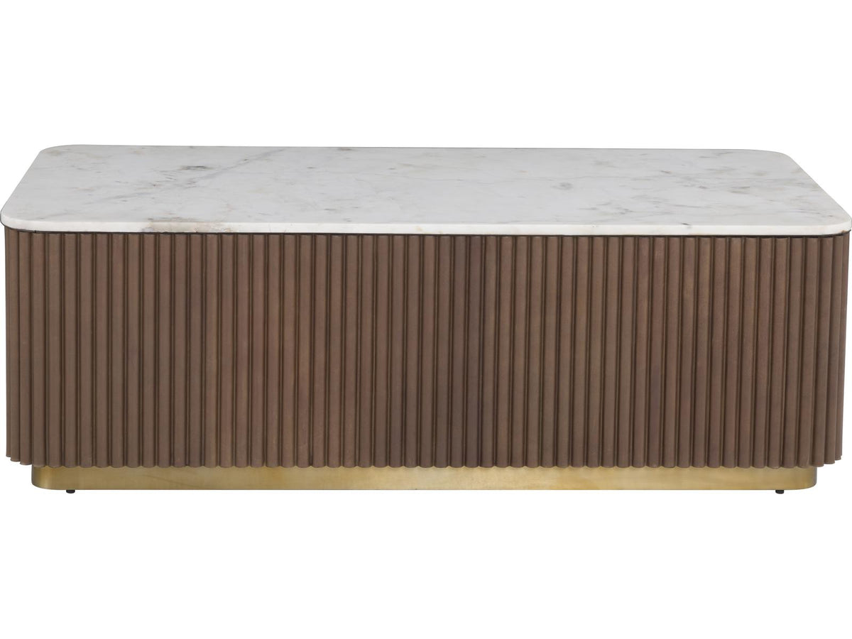 Dimitri Rectangular Marble Coffee Table