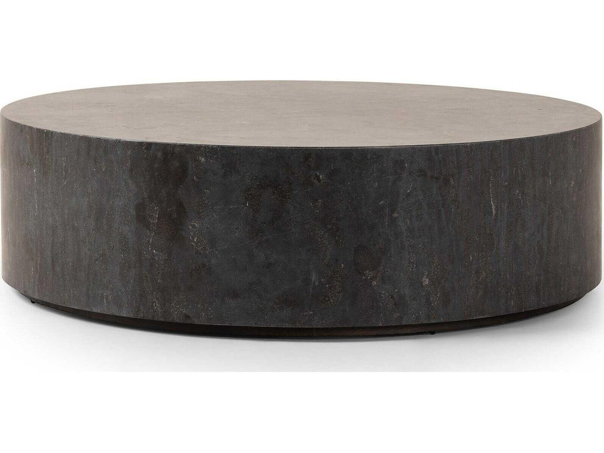 Hughes Round Bluestone Coffee Table