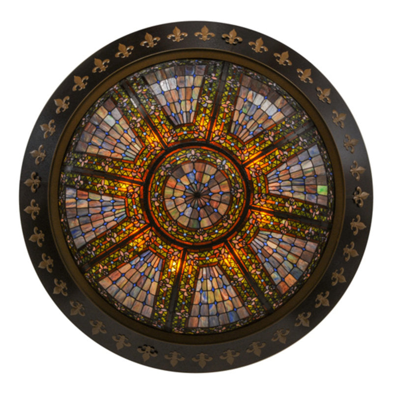 Fleur-de-lis 8 - Light Flush Mount