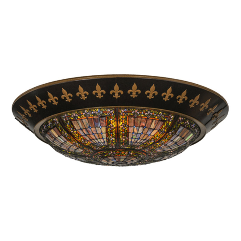 Fleur-de-lis 8 - Light Flush Mount