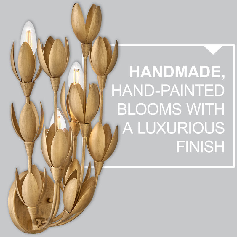Flora Six-Light Multi-Tier Handmade Chandelier by Lisa McDennon
