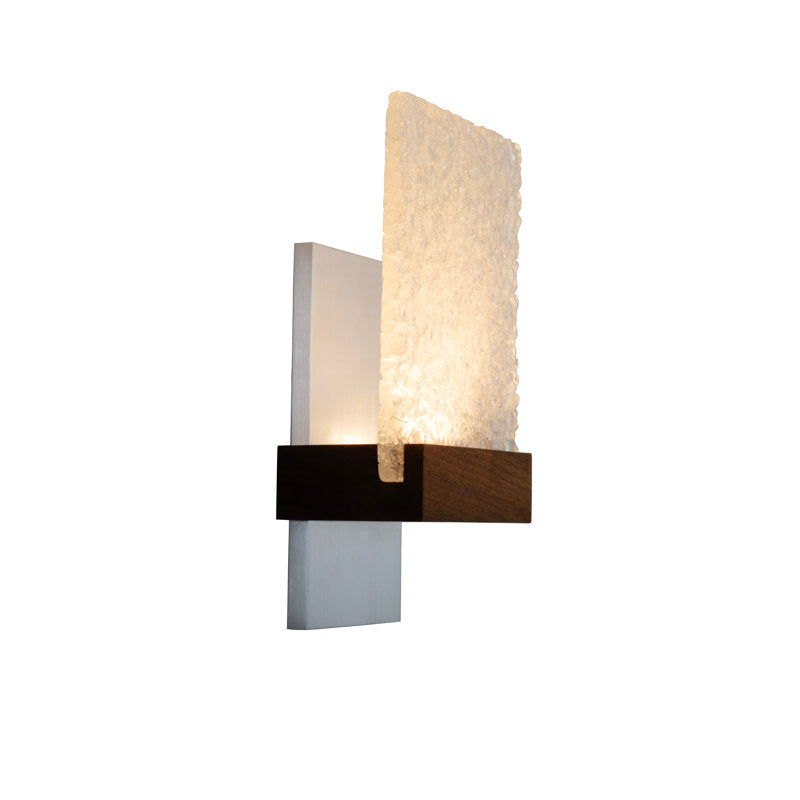 Fortis Glass Dimmable LED Flush Mount Wall Sconce